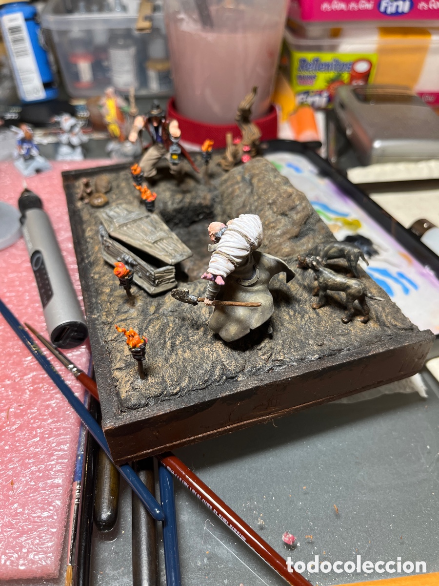 Otros objetos de arte: Diorama de cementerio - Foto 2