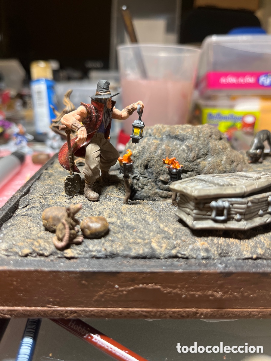 Otros objetos de arte: Diorama de cementerio - Foto 6