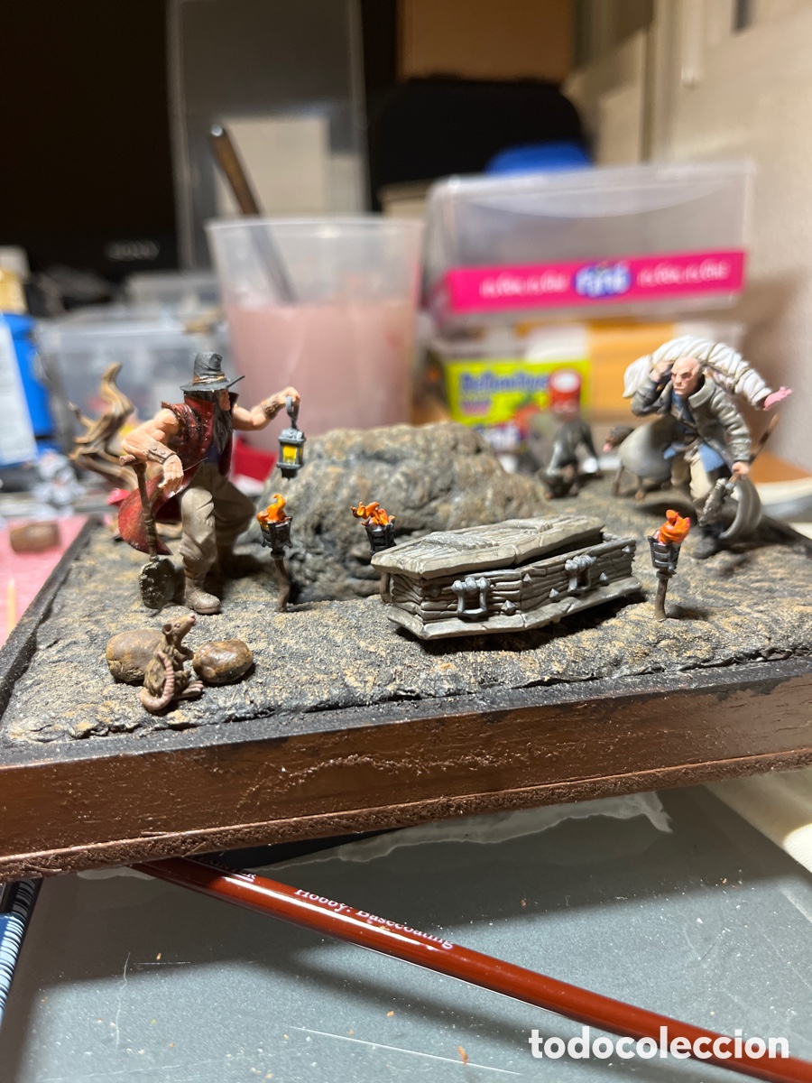 Otros objetos de arte: Diorama de cementerio - Foto 10
