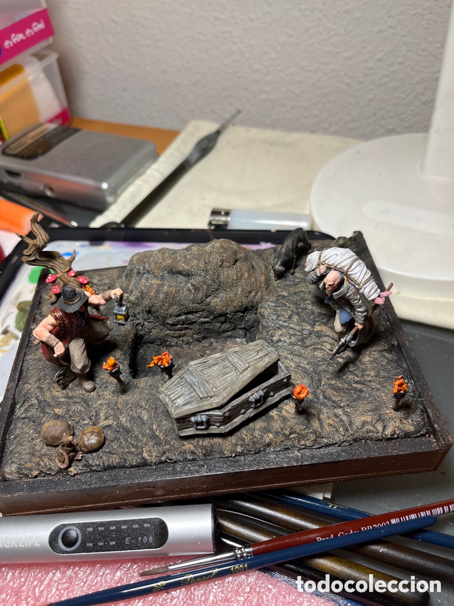 Otros objetos de arte: Diorama de cementerio - Foto 1
