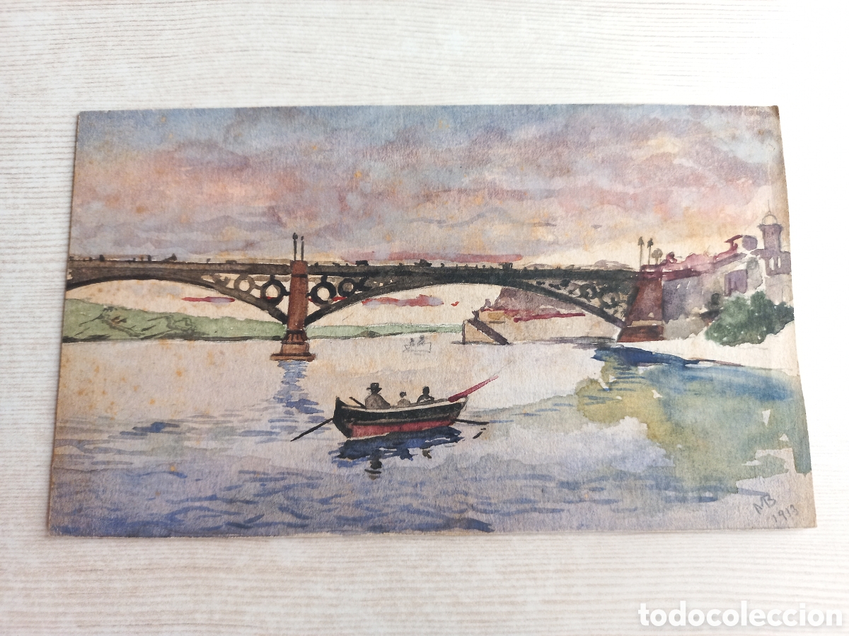 Otros objetos de arte: Peque&ntilde;as pinturas 2 en 1. Firmadas. - Foto 1