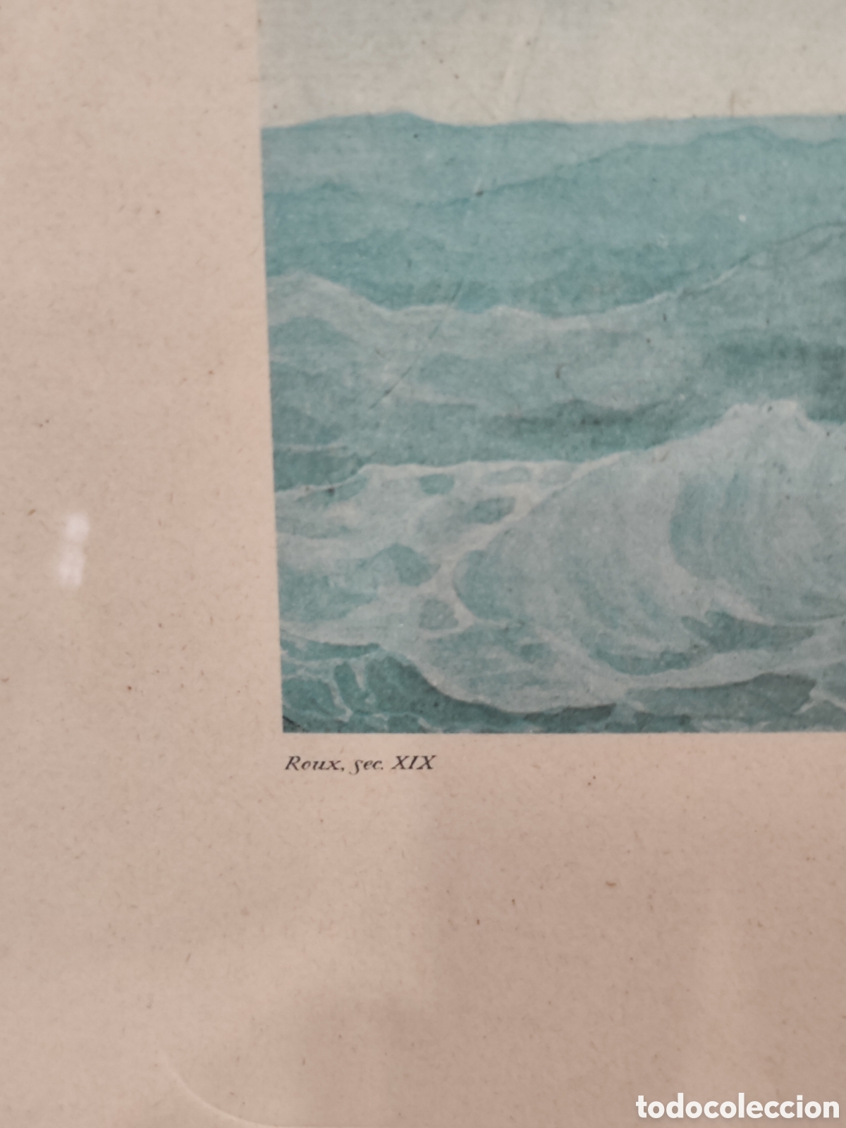 Otros objetos de arte: L&aacute;mina enmarcada barco. Marina. Naval. - Foto 3