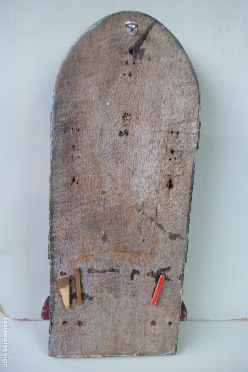 Otros objetos de arte: Triptico, icono. Policromia sobre madera. Virgen Maria - Foto 10