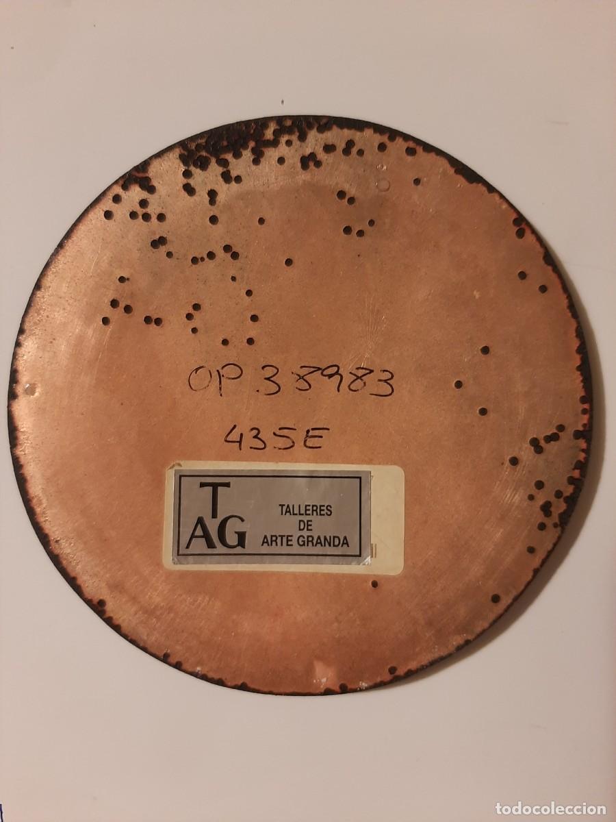 Otros objetos de arte: Placa de esmalte sobre cobre - Foto 2