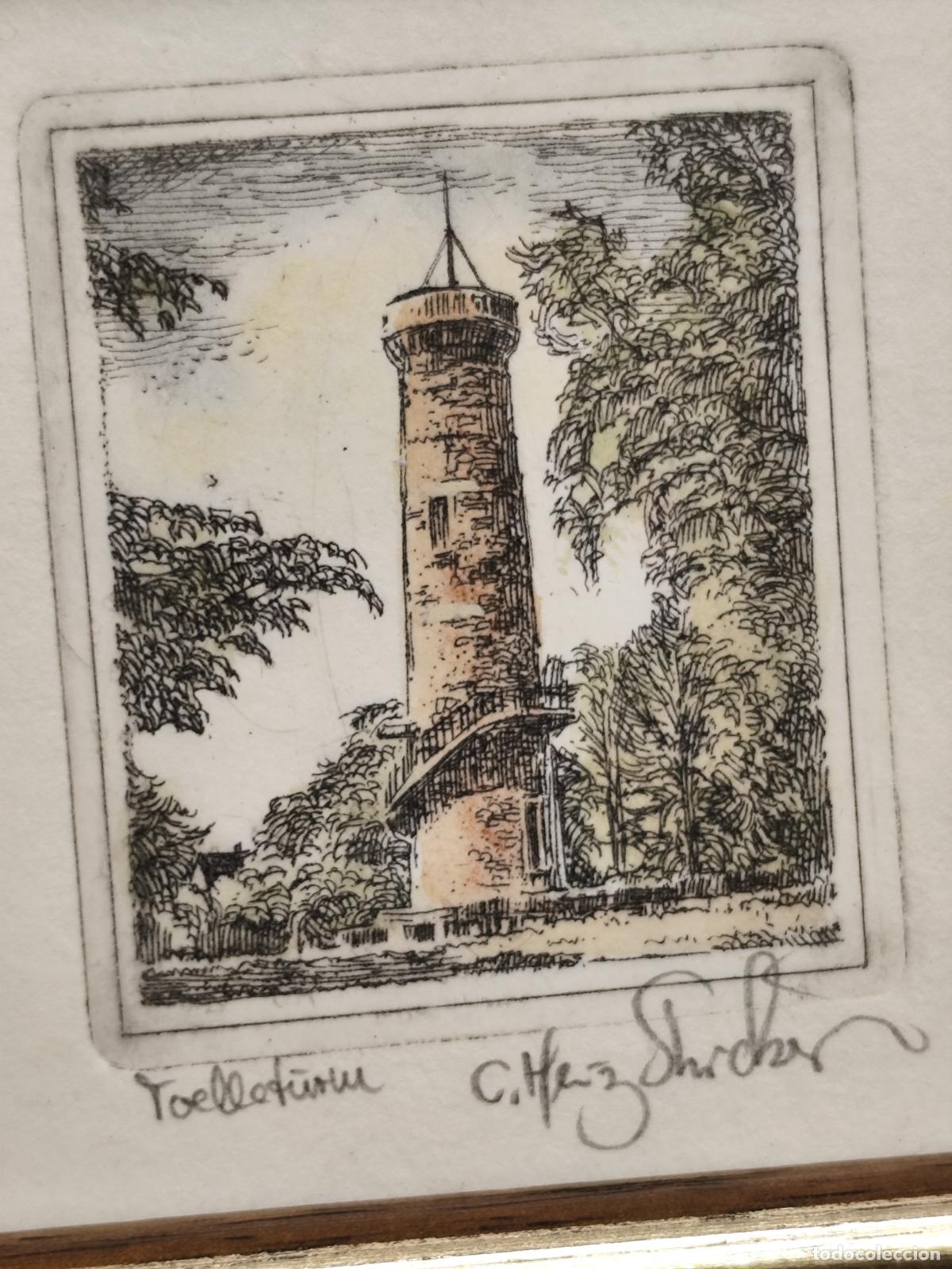 Otros objetos de arte: cuadro miniatura FIRMADO - Foto 2