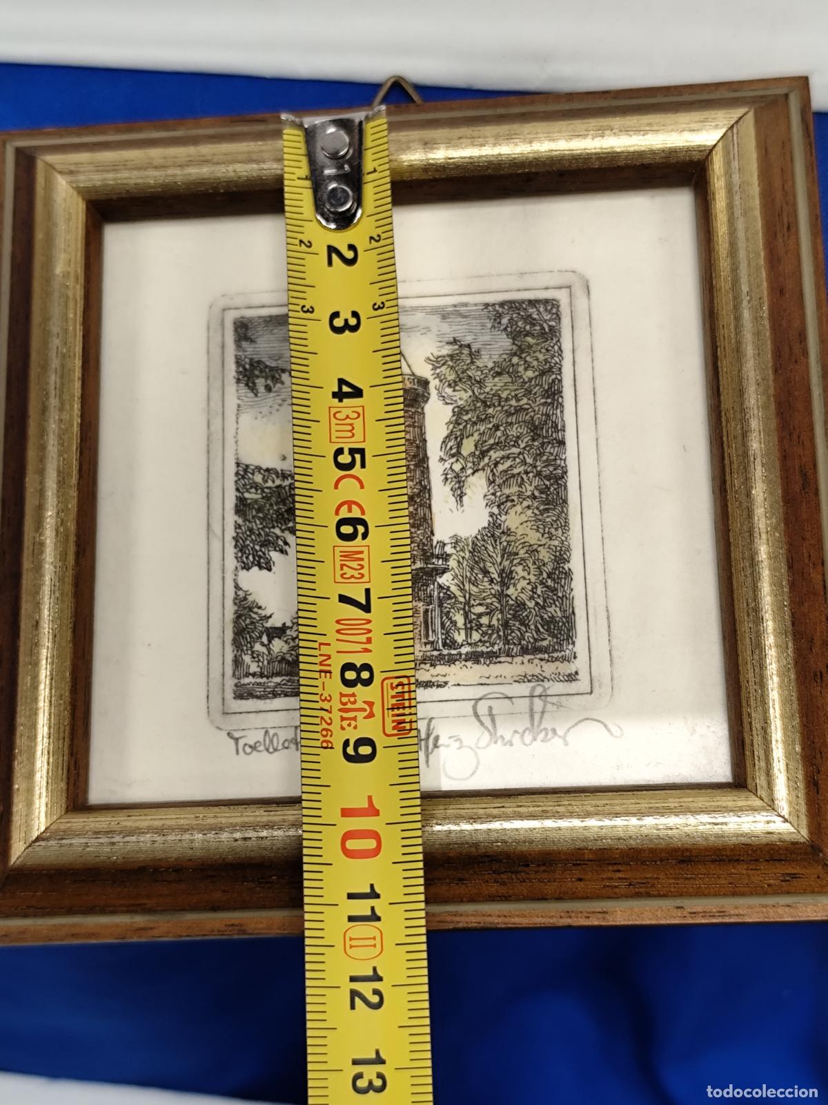 Otros objetos de arte: cuadro miniatura FIRMADO - Foto 4