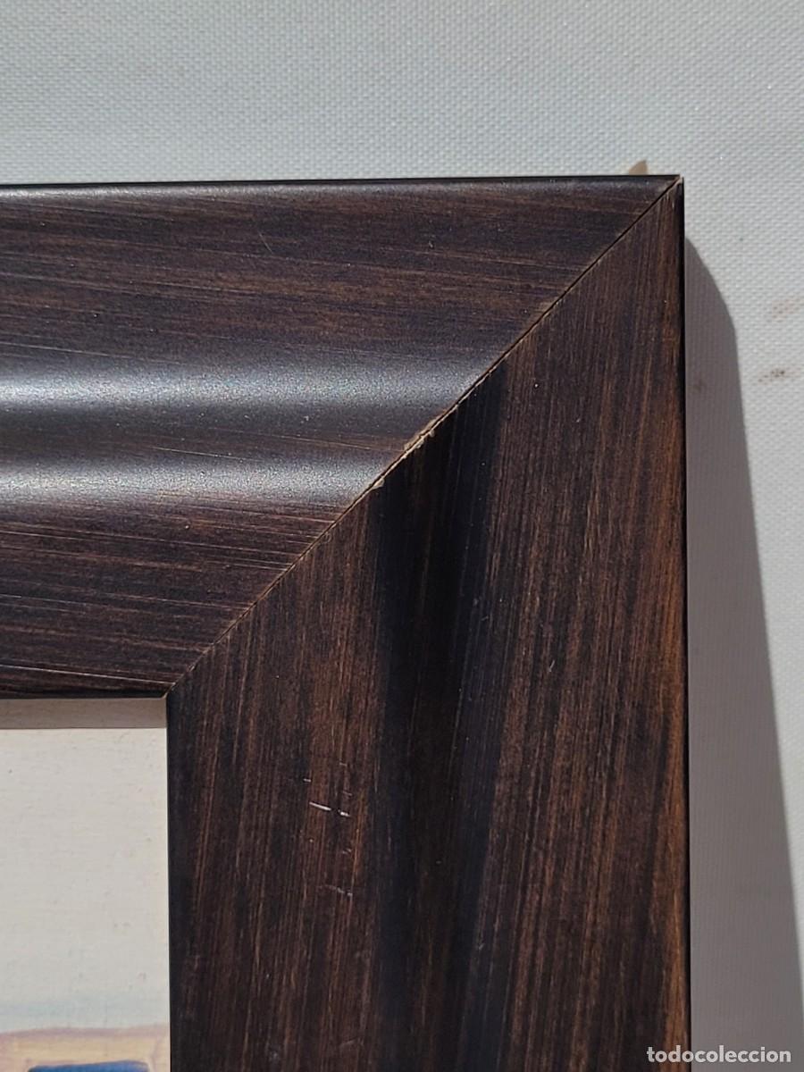 Otros objetos de arte: Cuadro ba&ntilde;o marco madera - Foto 4