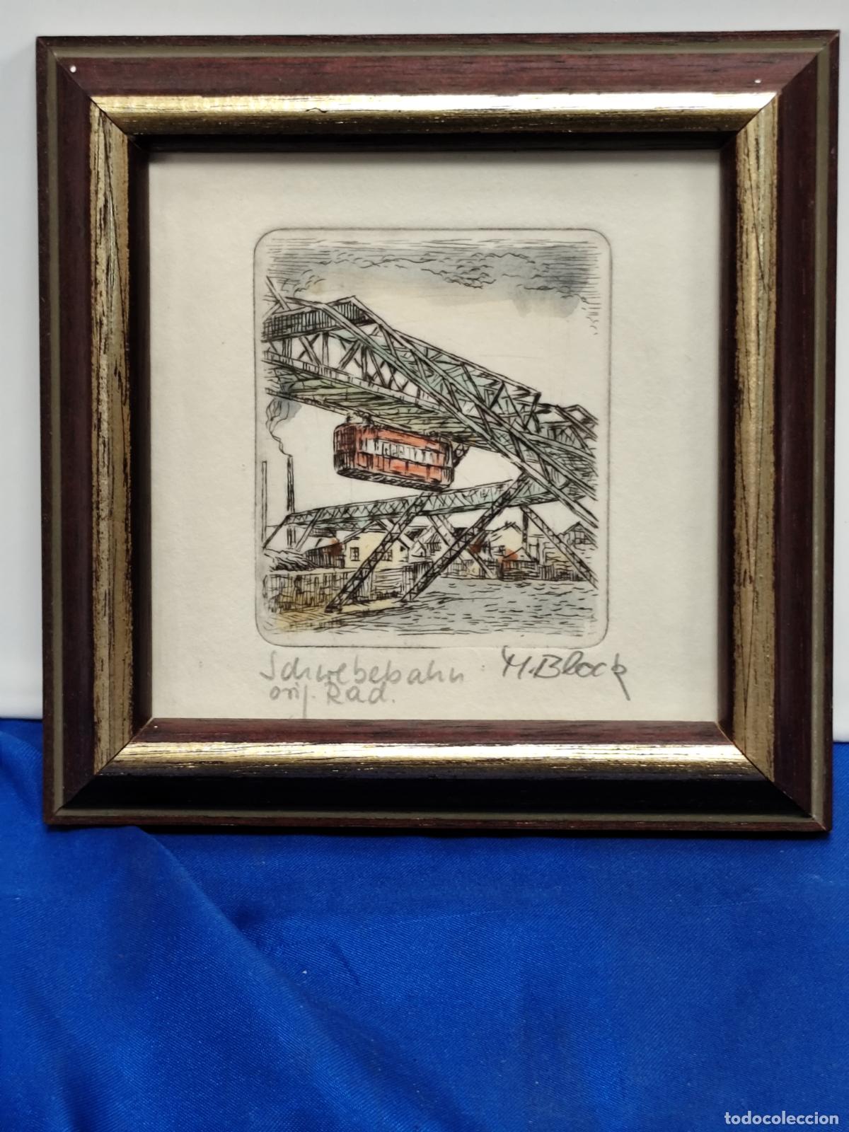Otros objetos de arte: cuadro miniatura FIRMADO - Foto 1