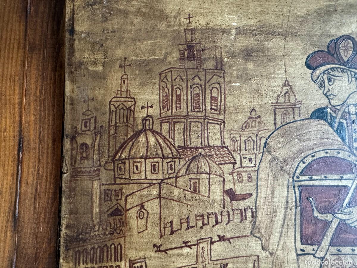 Otros objetos de arte: Precioso socarrats enmarcado. - Foto 3