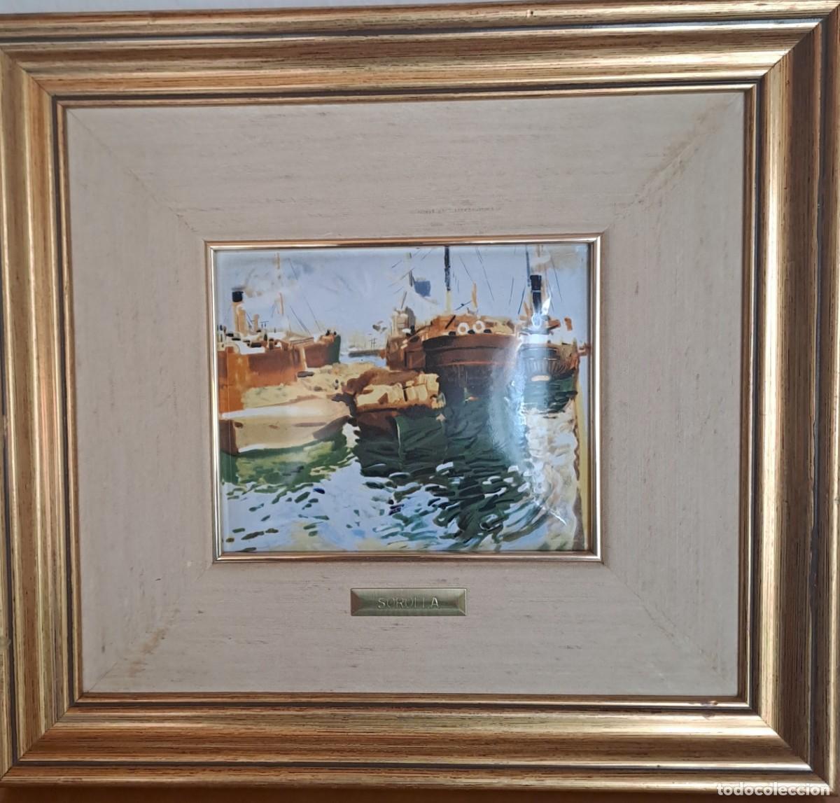 Otros objetos de arte: CUADRO ESMALTADO AL FUEGO SOROLLA. - Foto 1