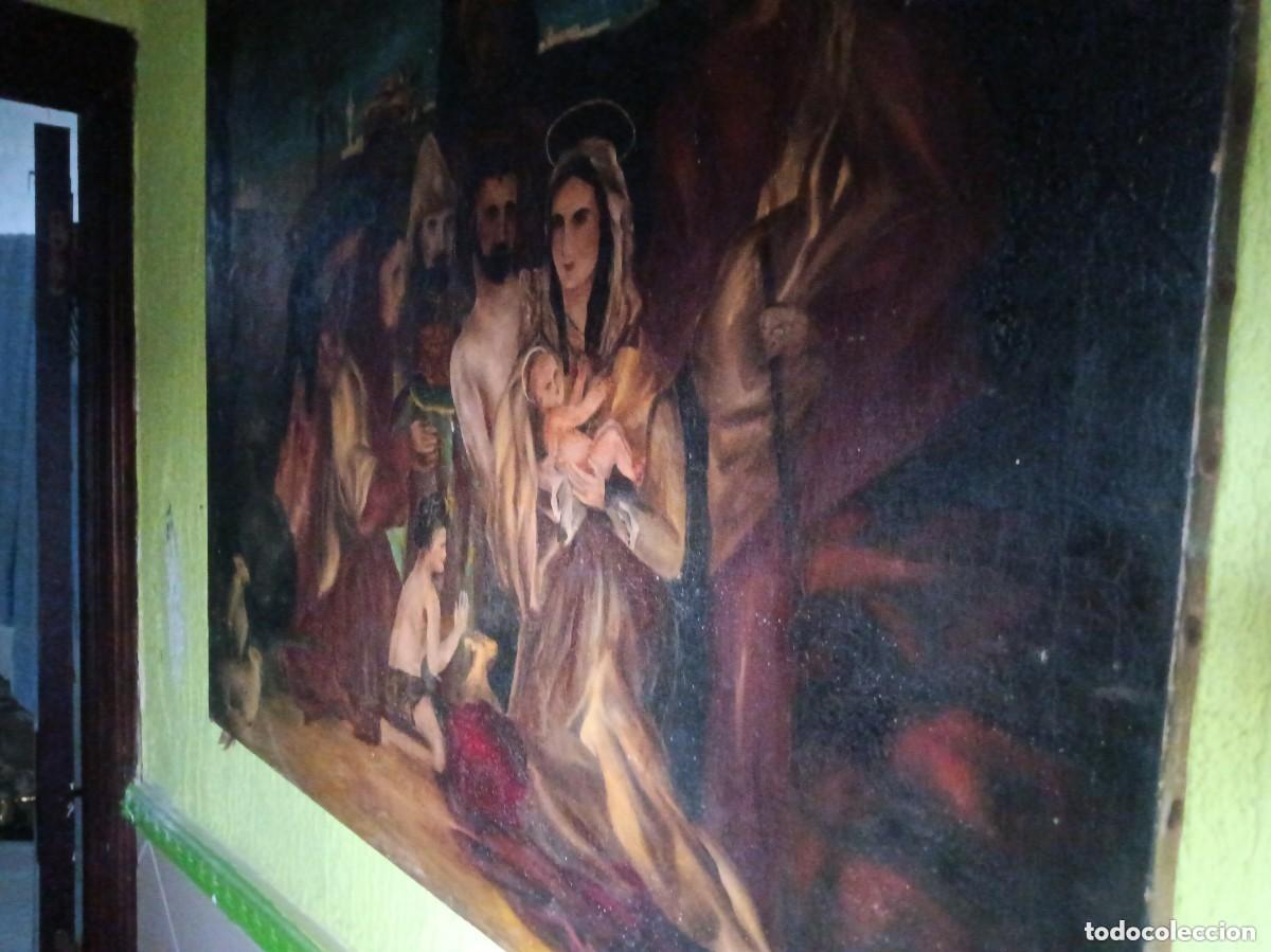 Otros objetos de arte: Cuadro oleo religioso jean vallar 1859 - Foto 1