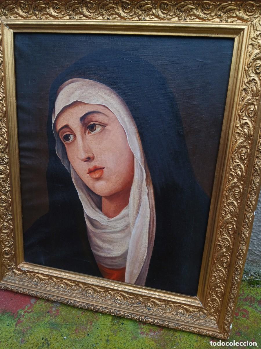 Otros objetos de arte: Cuadro oleo dolorosa - Foto 2