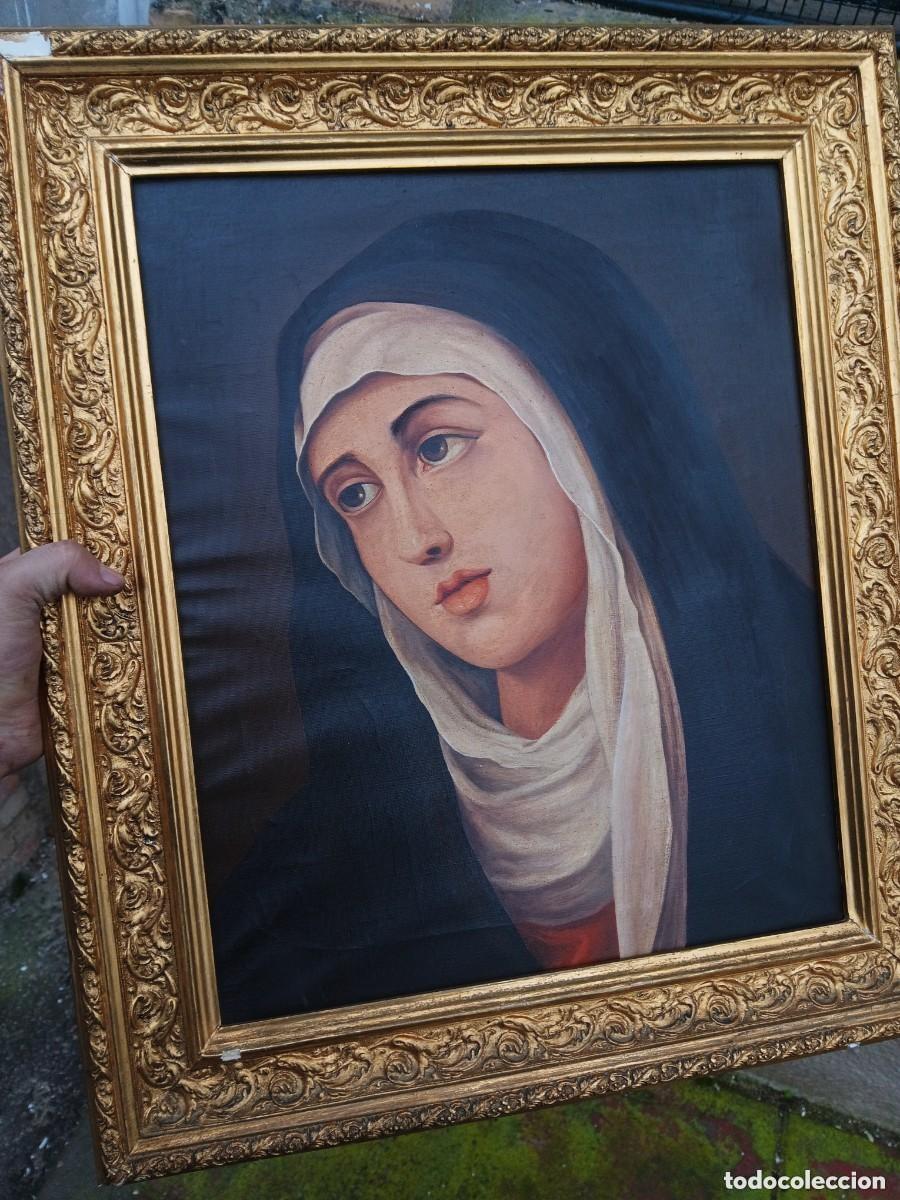 Otros objetos de arte: Cuadro oleo dolorosa - Foto 3
