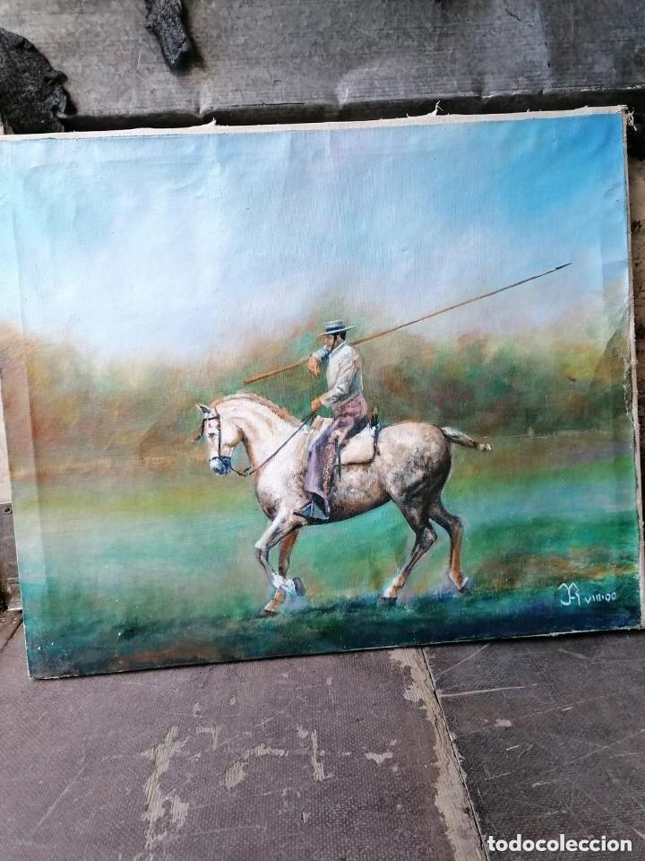 Otros objetos de arte: oleo caballo firmado, atiendo dudas - Foto 3