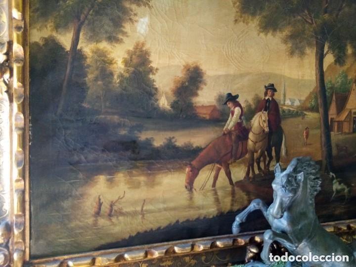 Otros objetos de arte: Cuadro pintado al &oacute;leo gran tama&ntilde;o - Foto 5