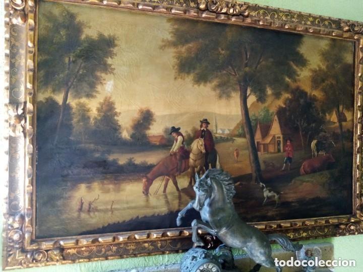 Otros objetos de arte: Cuadro pintado al &oacute;leo gran tama&ntilde;o - Foto 6