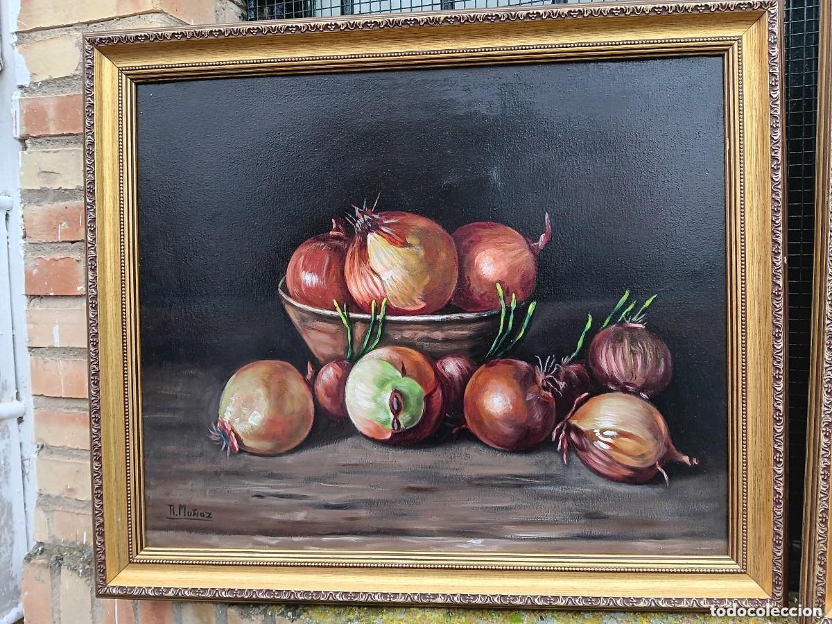 Otros objetos de arte: Pareja bodegones a mu&ntilde;oz - Foto 2