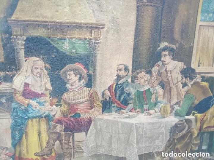 Otros objetos de arte: Cuadro pintado antiguo , oleo - Foto 3