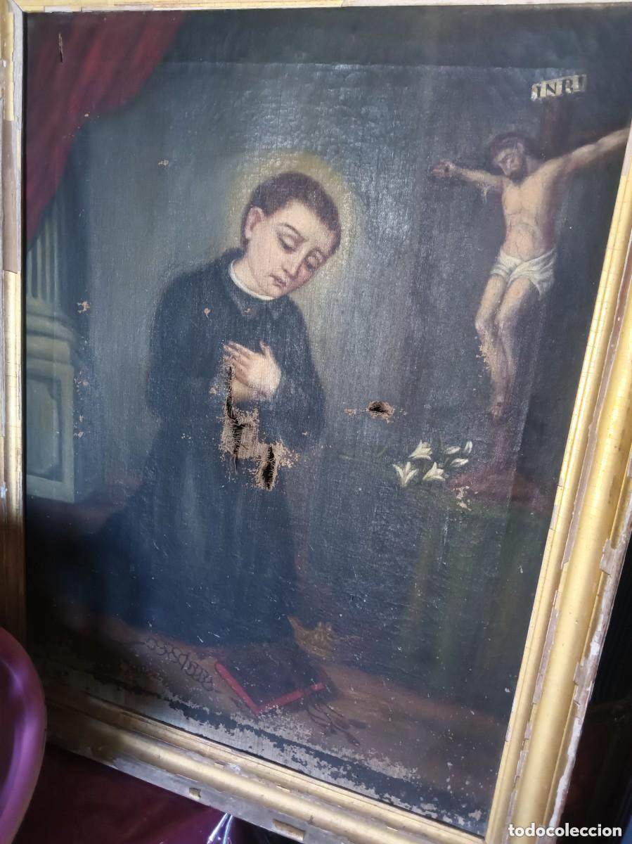 Otros objetos de arte: Cuadro oleo religioso - Foto 3