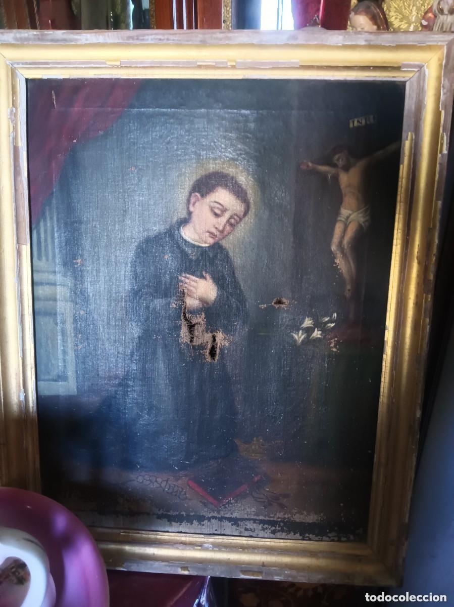 Otros objetos de arte: Cuadro oleo religioso - Foto 4
