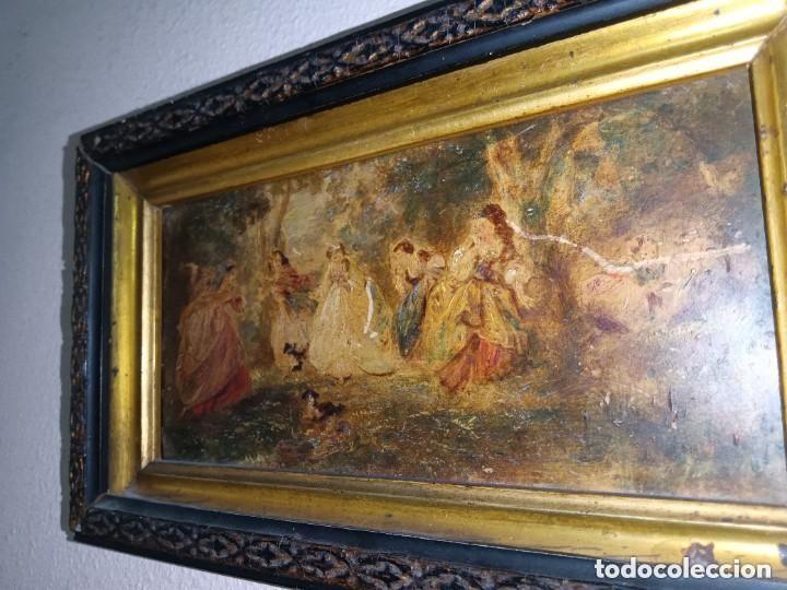 Otros objetos de arte: Cuadro oleo costumbrista - Foto 4