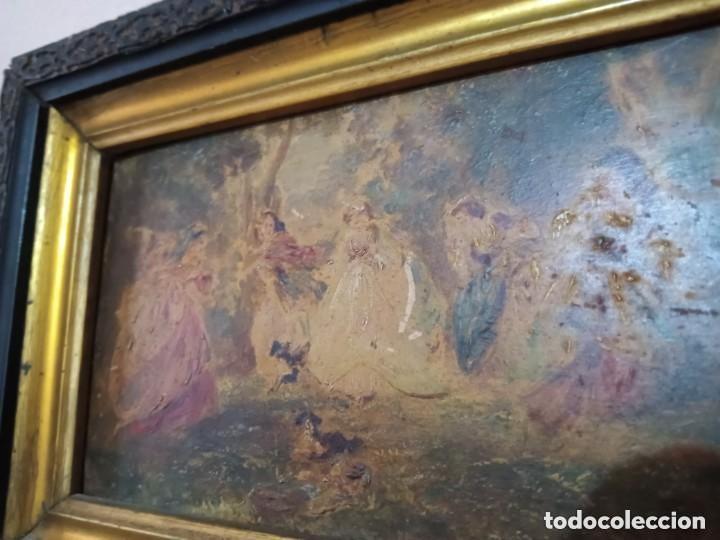 Otros objetos de arte: Cuadro oleo costumbrista - Foto 7