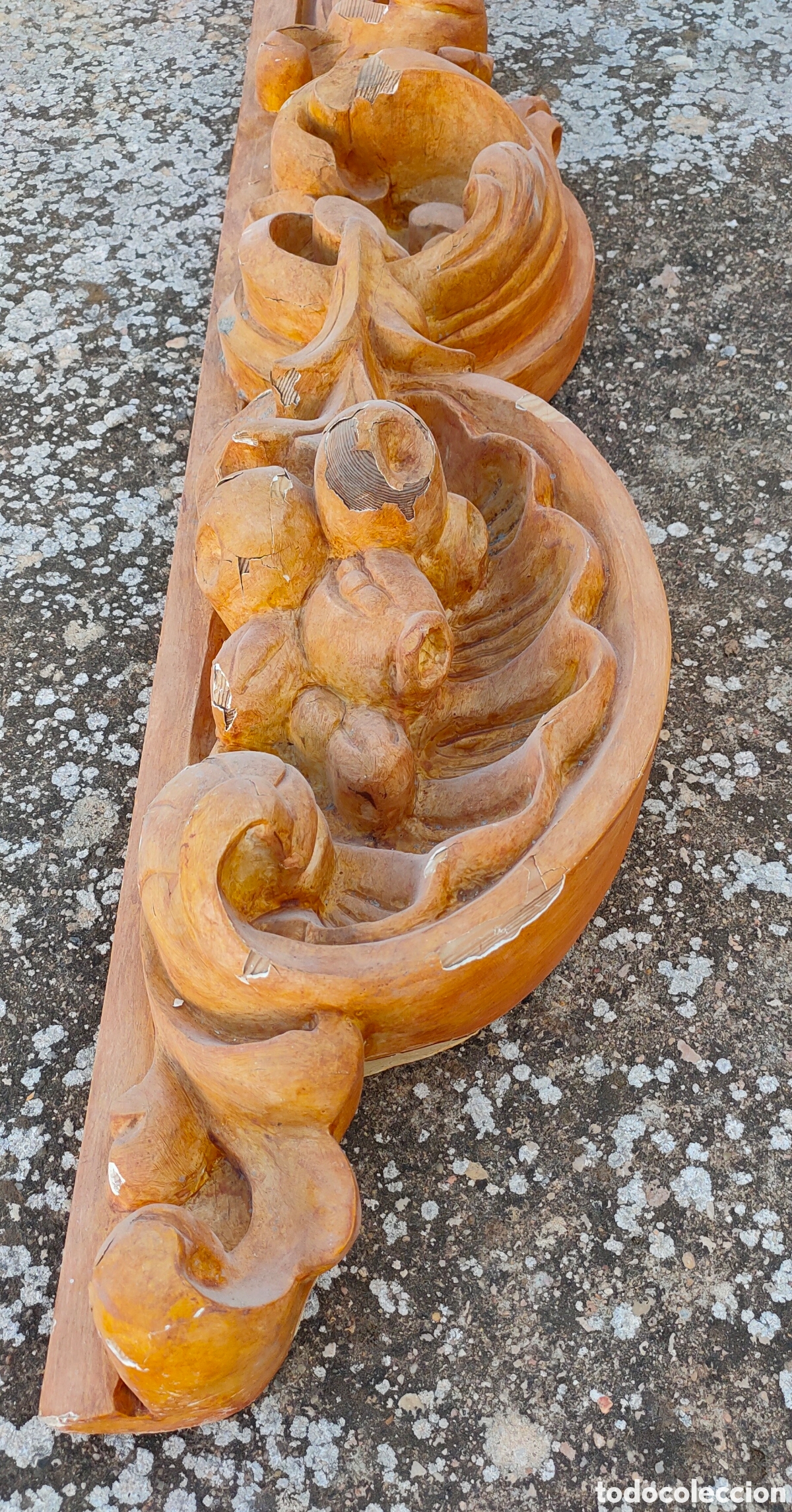 Otros objetos de arte: Adorno tallado barroco - Foto 3