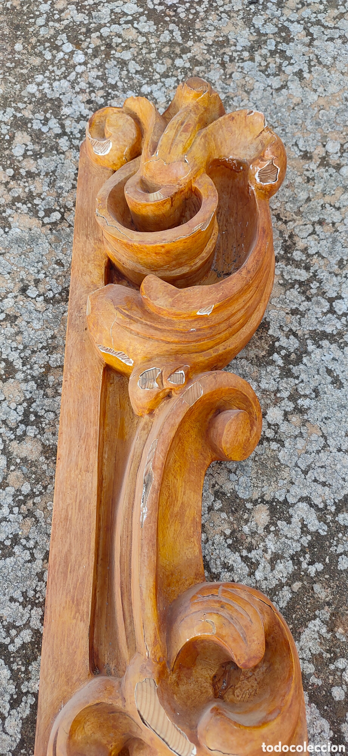 Otros objetos de arte: Adorno tallado barroco - Foto 5