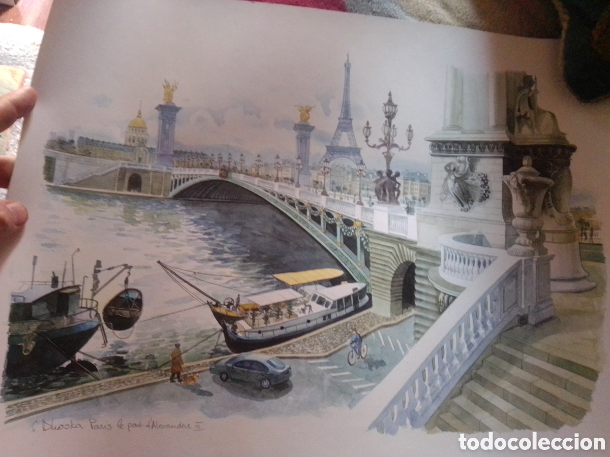 Otros objetos de arte: Lamina Paris 45x36 ..... - Foto 1