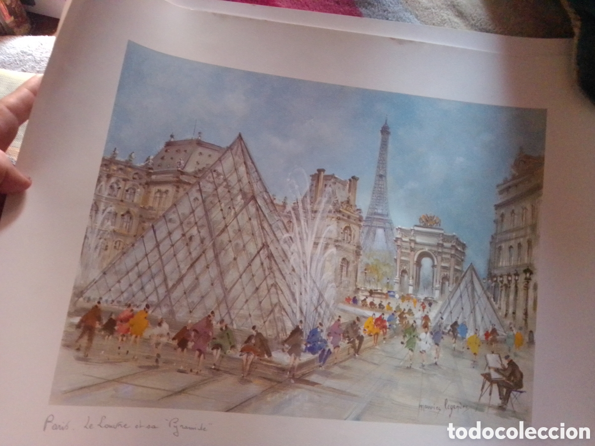 Otros objetos de arte: Lamina Paris 45x36 ..... - Foto 1