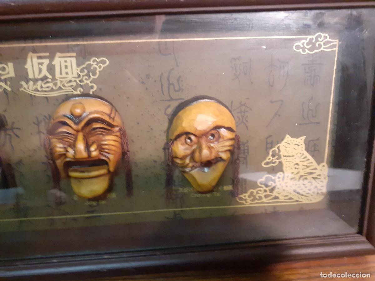Otros objetos de arte: Cuadro mascaras teatro tradicional coreano - Foto 4