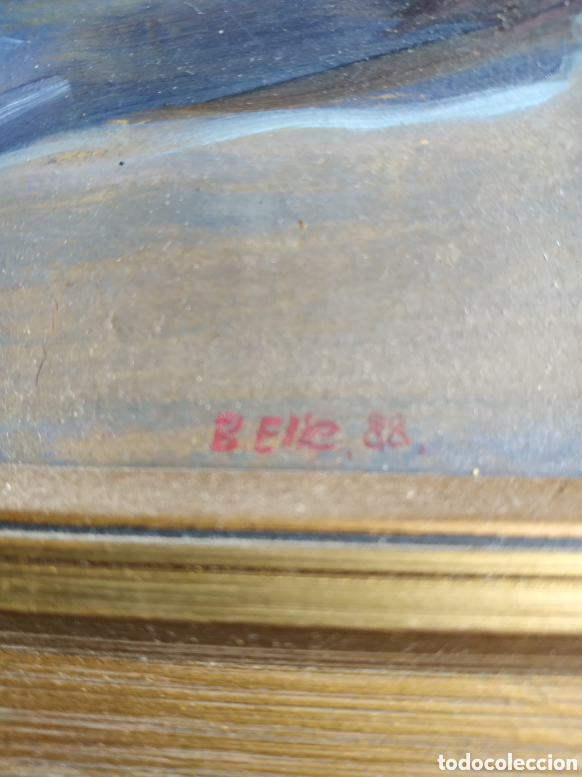 Otros objetos de arte: Pintura sobre Madera del 88 - Foto 2