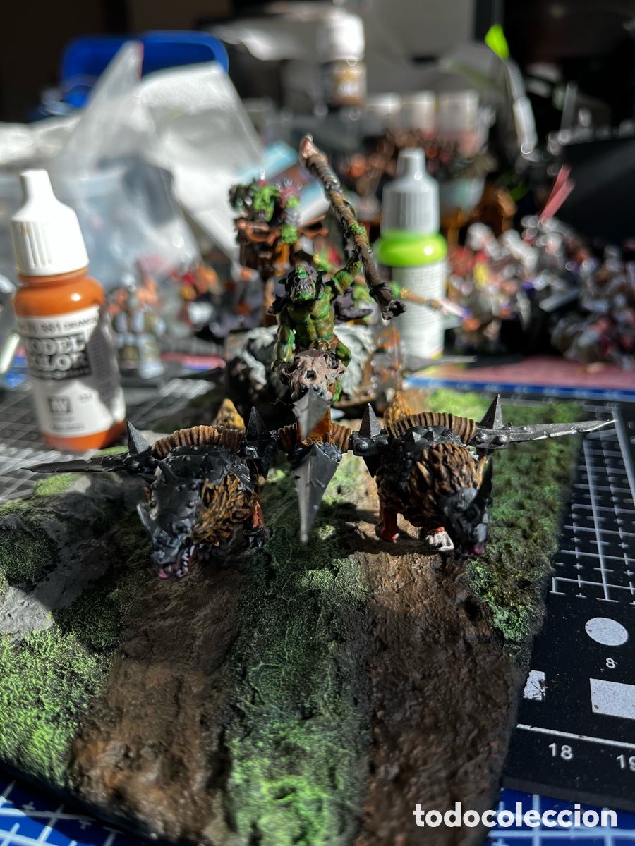 Otros objetos de arte: Carro Goblin de batalla pintado a mano - Foto 2