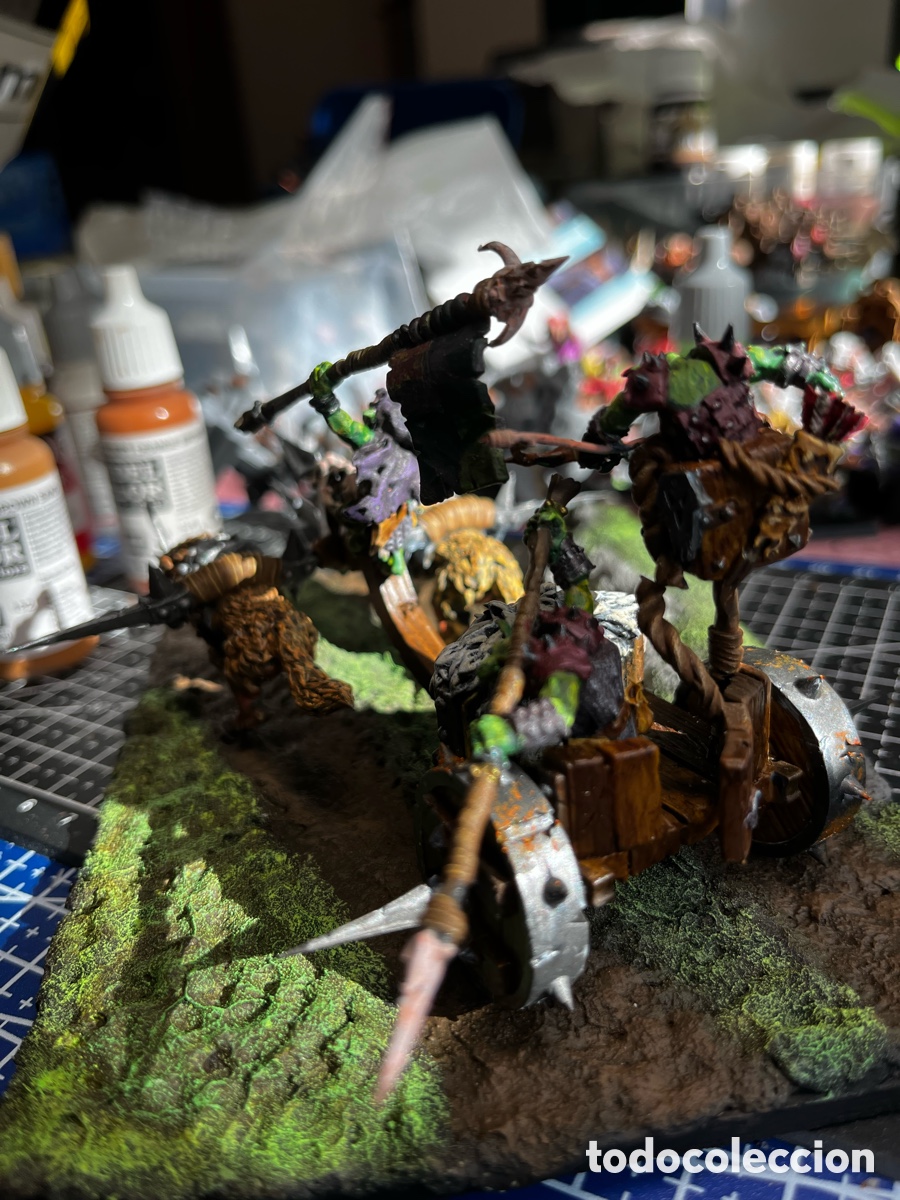 Otros objetos de arte: Carro Goblin de batalla pintado a mano - Foto 6