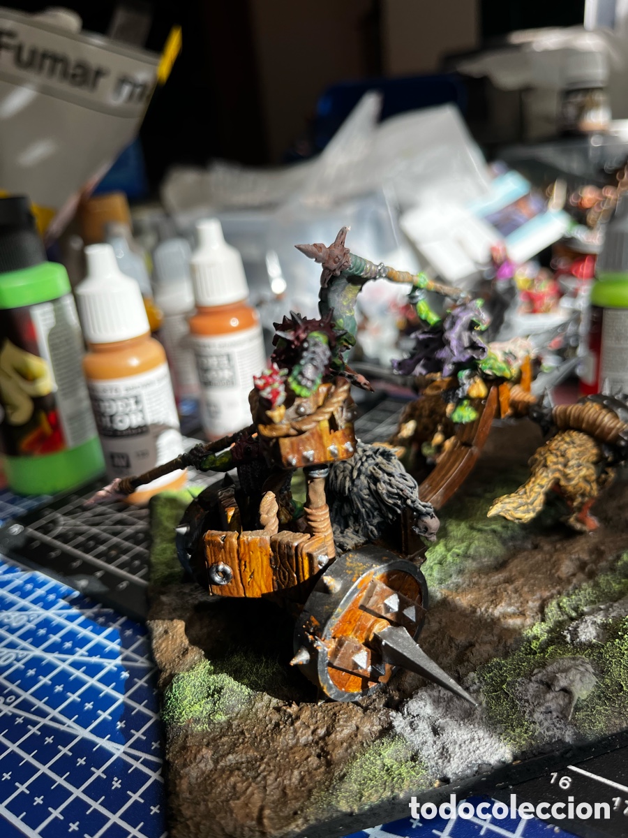Otros objetos de arte: Carro Goblin de batalla pintado a mano - Foto 7