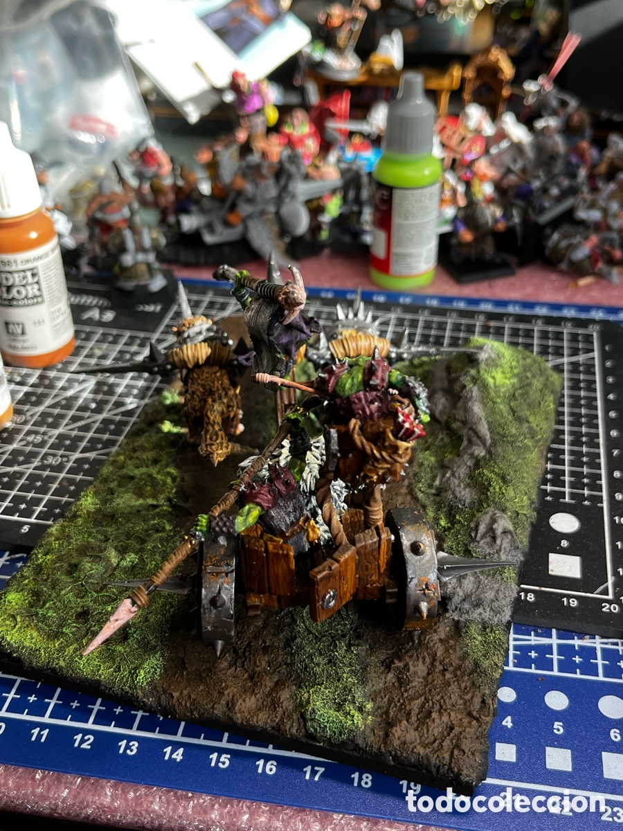 Otros objetos de arte: Carro Goblin de batalla pintado a mano - Foto 10