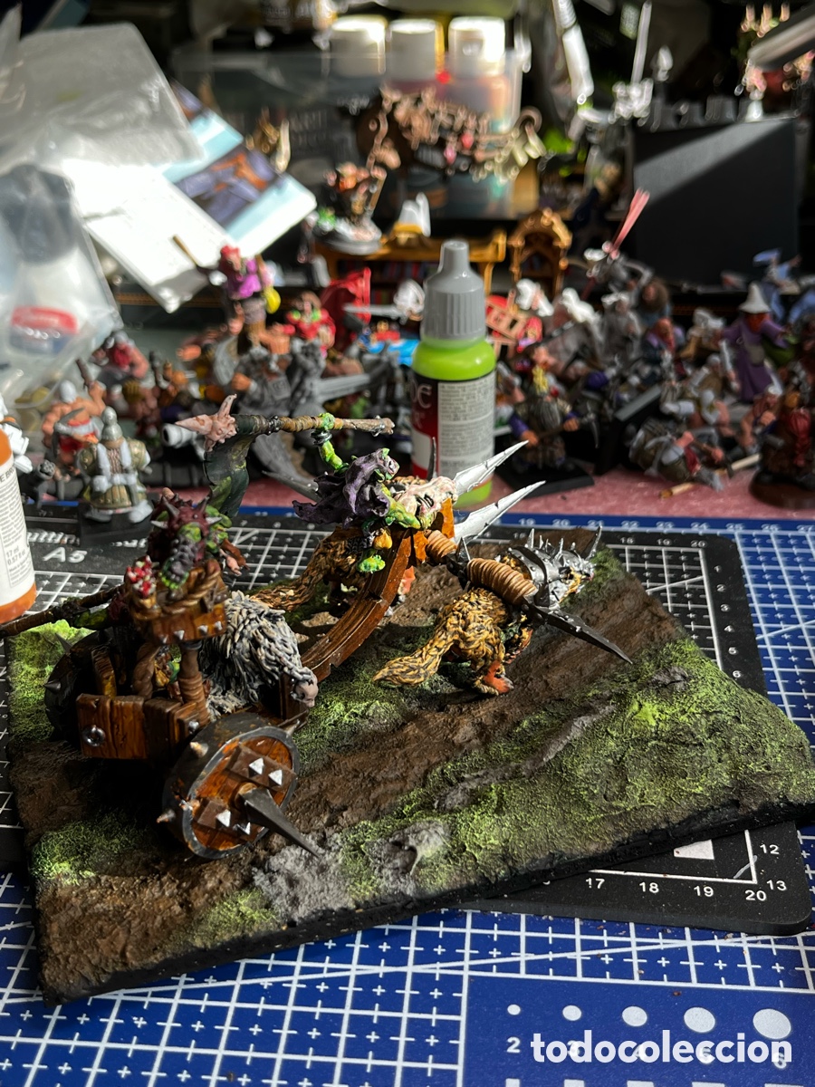 Otros objetos de arte: Carro Goblin de batalla pintado a mano - Foto 11