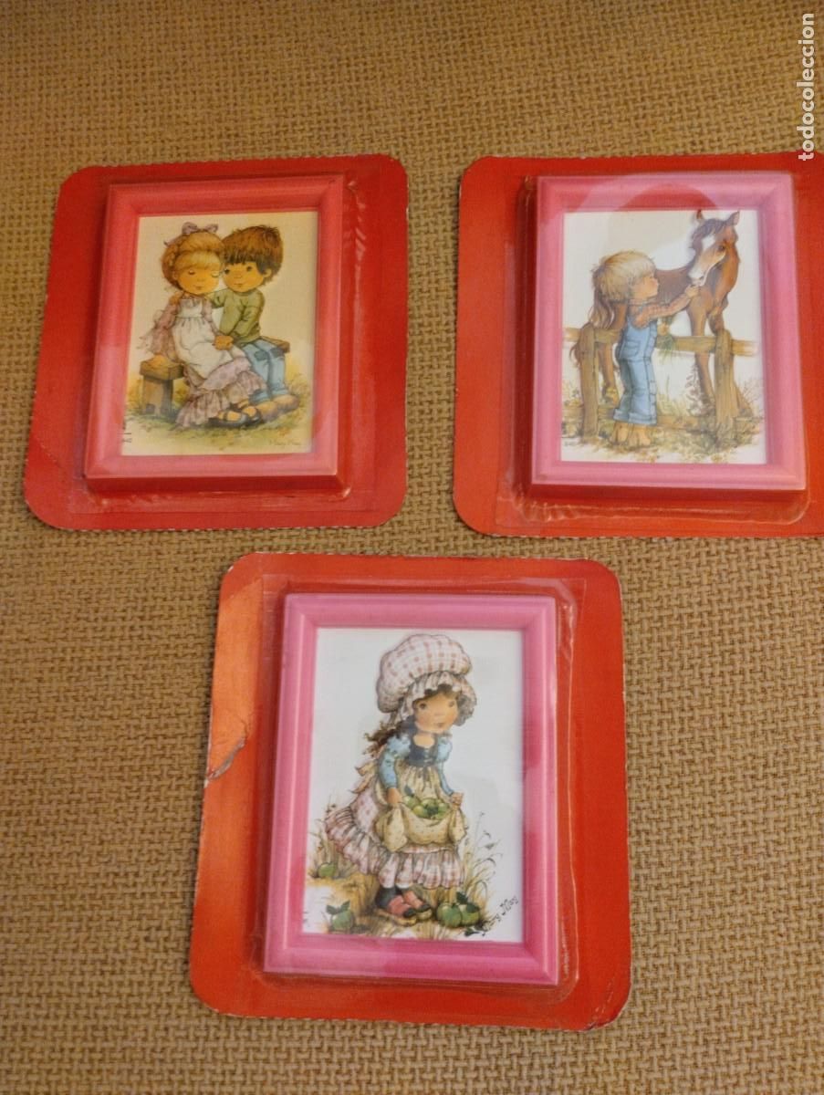 Otros objetos de arte: Lote Mini Cuadros antiguos colecci&oacute;n Perla - Foto 1