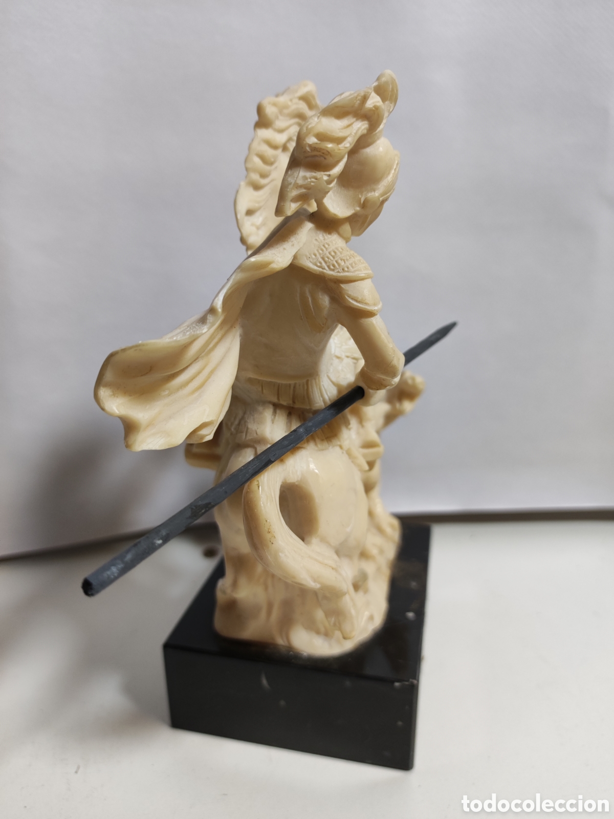 Otros objetos de arte: San jorge figura de pasta resina - Foto 4