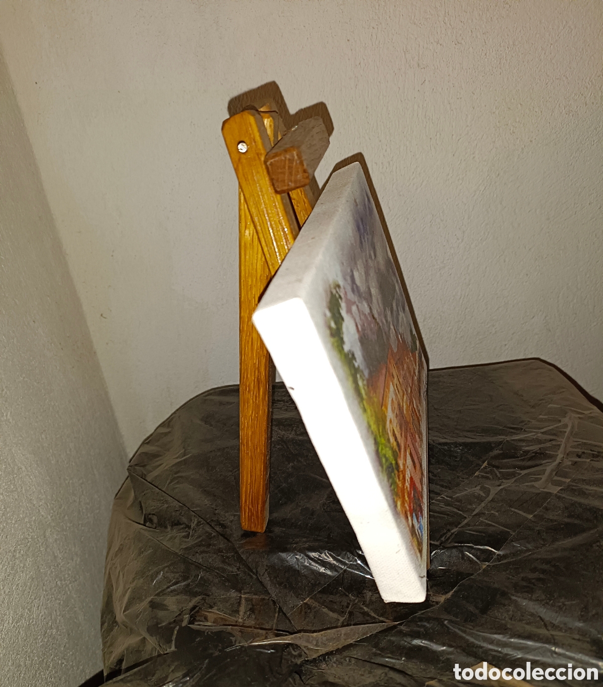 Otros objetos de arte: Cuadro con el caballete - Foto 2