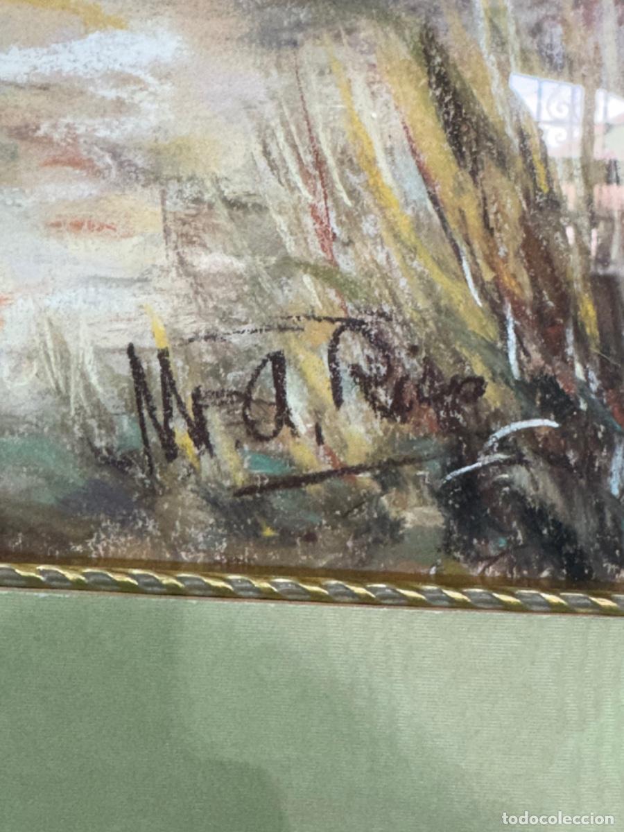 Otros objetos de arte: OBRA ORIGINAL AL PASTEL M.A. RICO CON CERTIFICADO - Foto 6