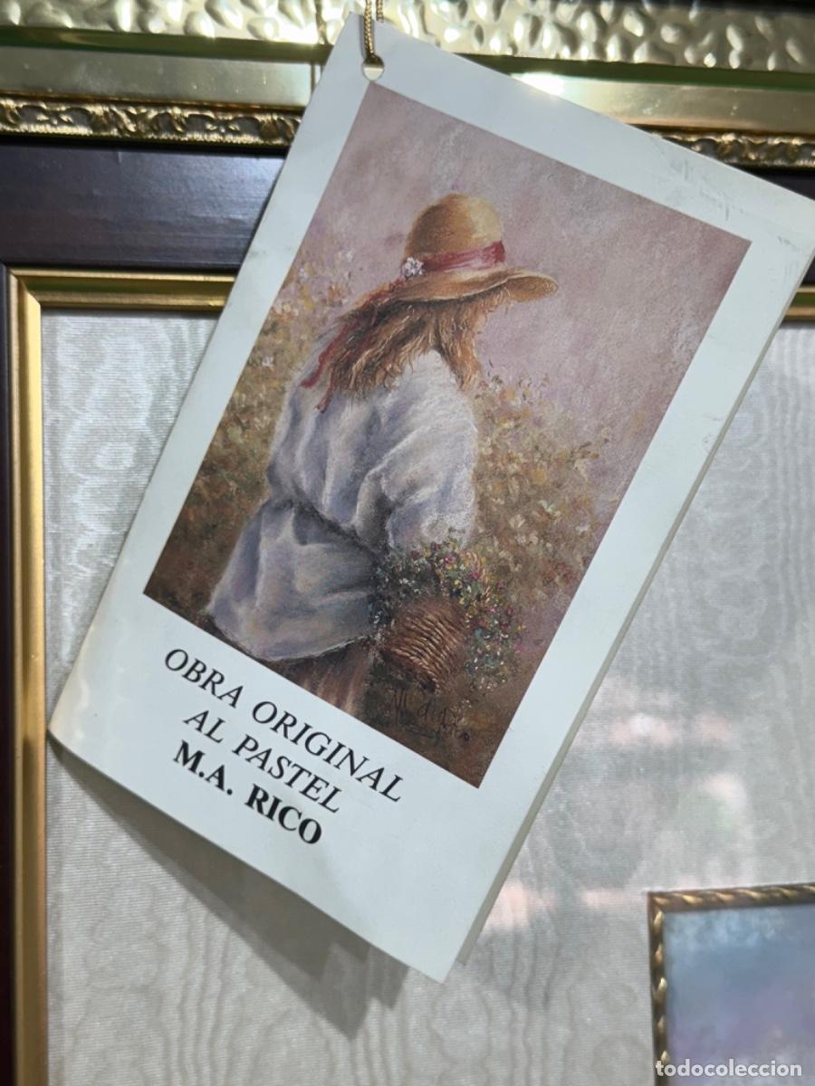 Otros objetos de arte: OBRA ORIGINAL AL PASTEL M.A. RICO CON CERTIFICADO - Foto 8