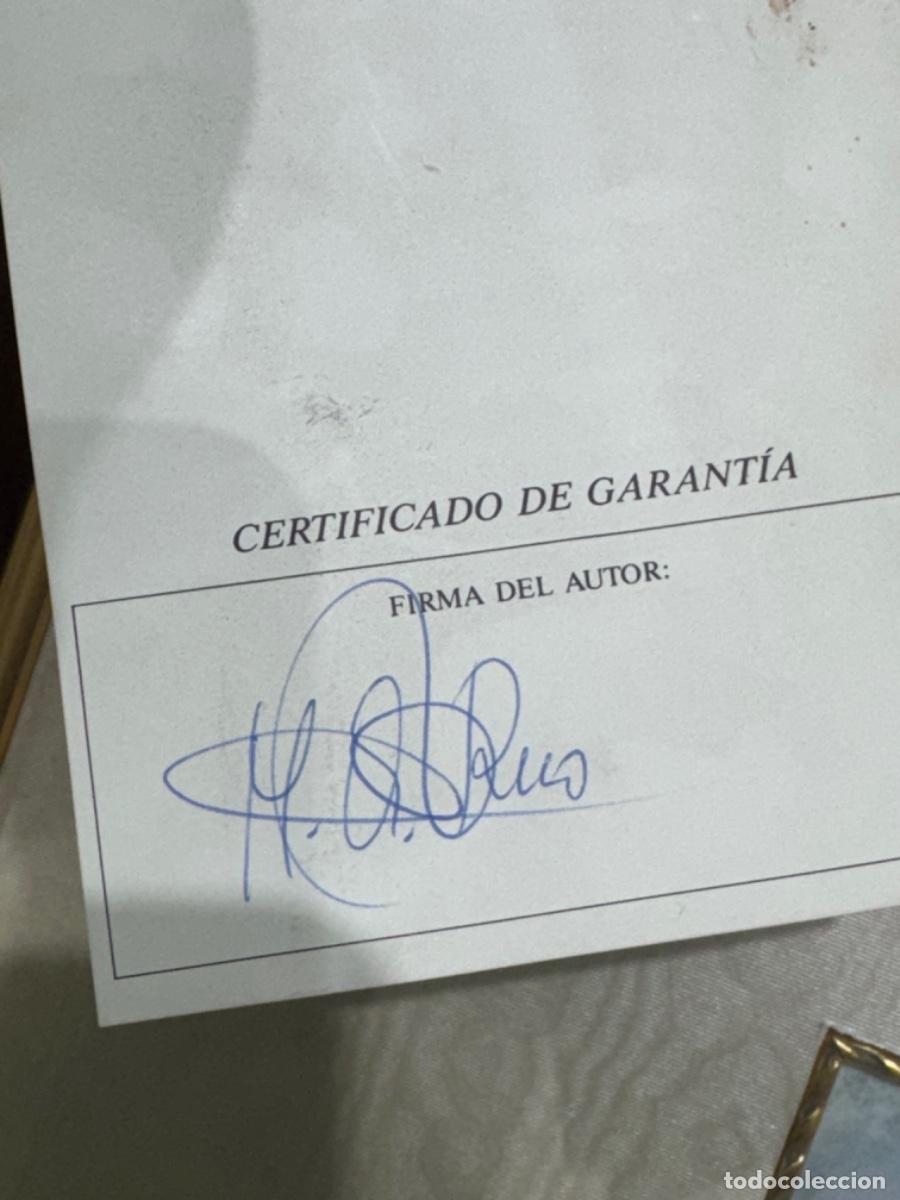 Otros objetos de arte: OBRA ORIGINAL AL PASTEL M.A. RICO CON CERTIFICADO - Foto 11