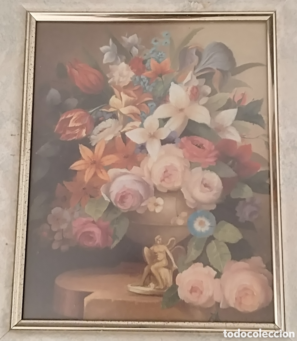 Otros objetos de arte: CUADRO DE FLORES 38x33 cm - Foto 2