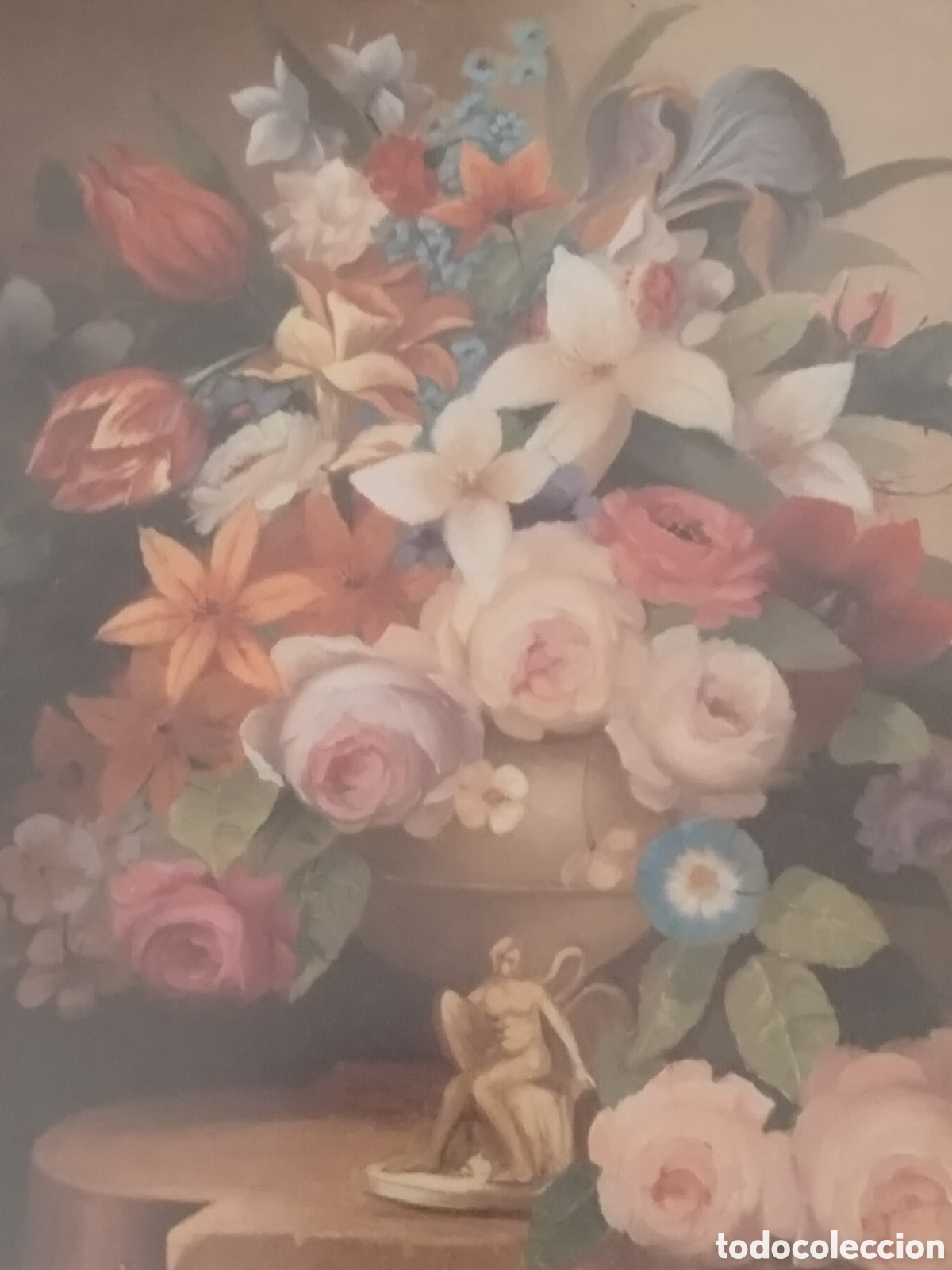 Otros objetos de arte: CUADRO DE FLORES 38x33 cm - Foto 3