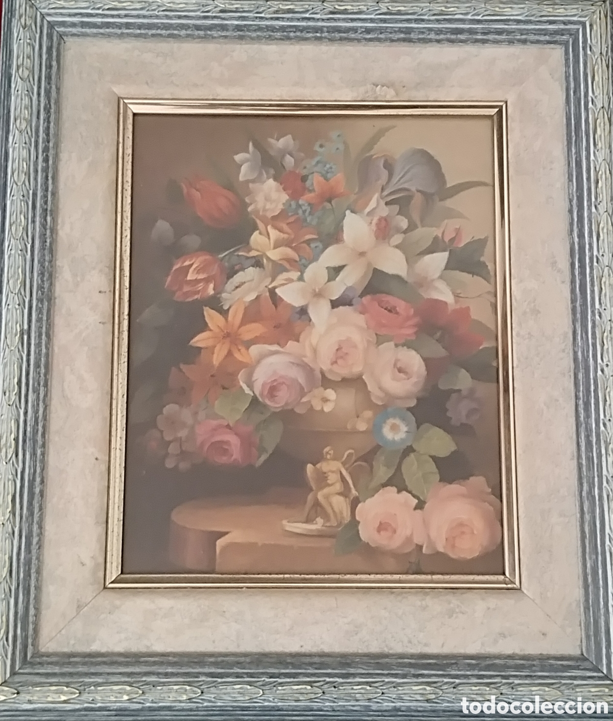 Otros objetos de arte: CUADRO DE FLORES 38x33 cm - Foto 6