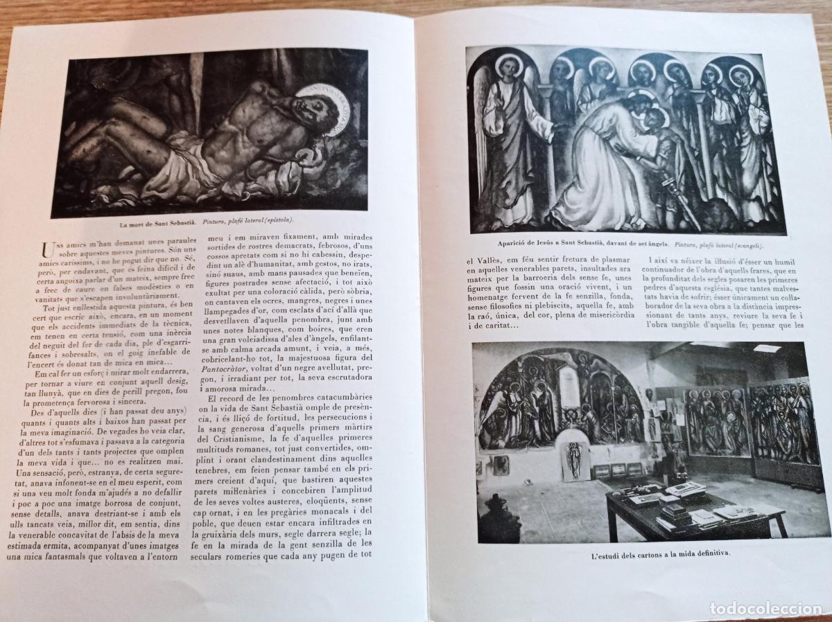 Otros objetos de arte: LES PINTURES DE SANT SEBASTI&Agrave; DE MONTMAJOR - Foto 2