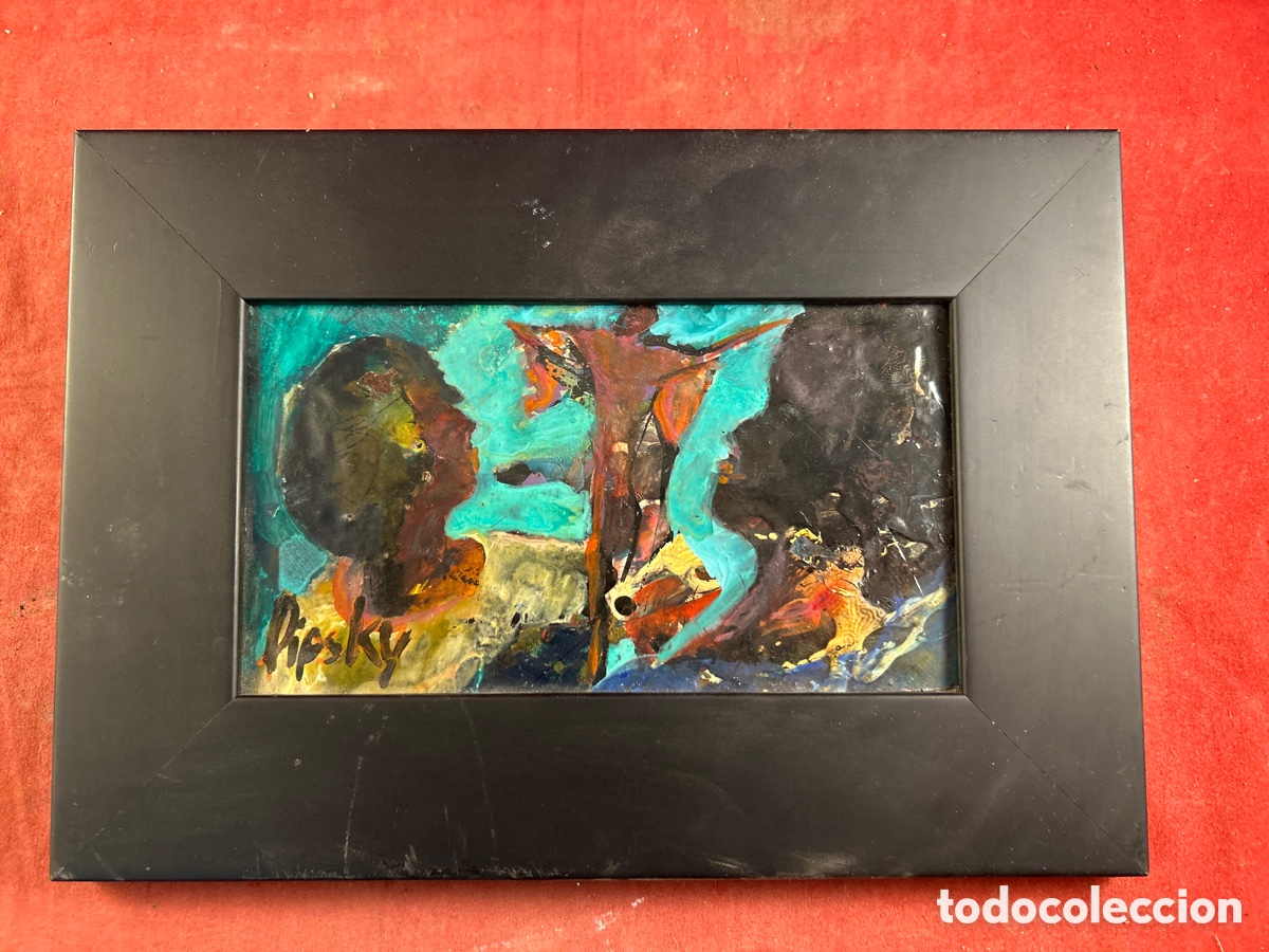 Otros objetos de arte: CUADRO FIRMADO PIPSKY - Foto 1