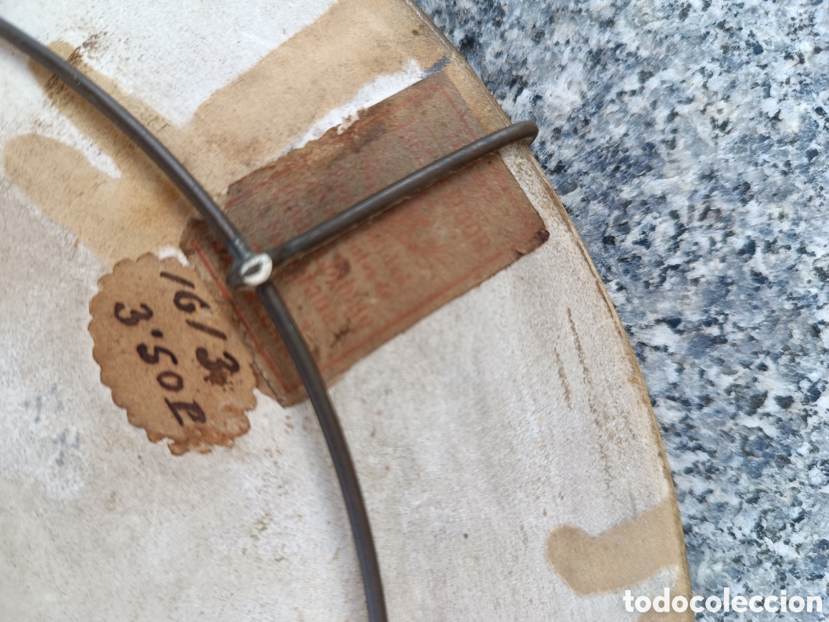 Otros objetos de arte: Plato pintado al oleo 1899 - Foto 6