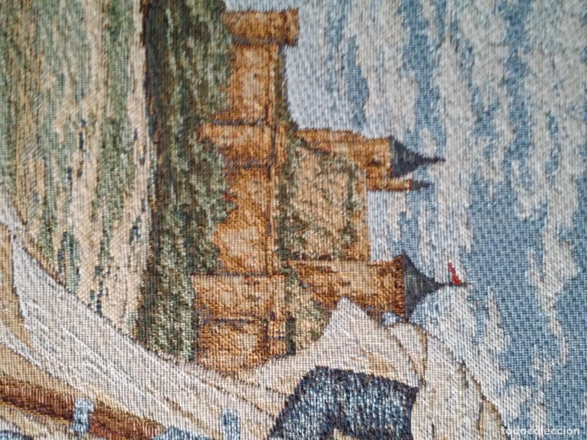 Otros objetos de arte: Templario. TAPIZ, etiqueta. - Foto 11